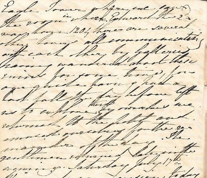 16th July 1819, Caernarvon Castle, Eagle Tower — Lucy's Diary